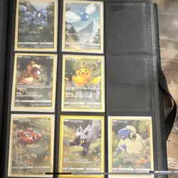 Pokemon TCG Crown Zenith GG60/GG70 9-Card Full Art Holo V Lot English - Image 1