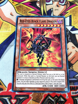 Red-Eyes Black Flare Dragon ldk2-enj02 Unltd Ed (NM+) Common Yu-Gi-Oh! - Image 1