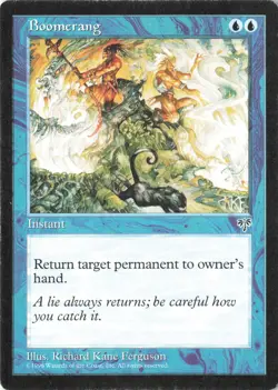 Boomerang C Mirage Heavily Played - Image 1