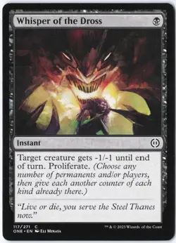 Whisper of the Dross C Phyrexia: All Will Be One 117 LP - Image 1