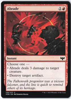 Abrade C Innistrad: Crimson Vow 139 LP - Image 1