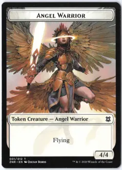 Angel Warrior Token T Zendikar Rising 1 LP - Image 1