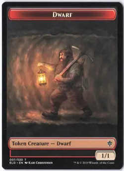 Dwarf Token T Throne of Eldraine 7 LP - Image 1