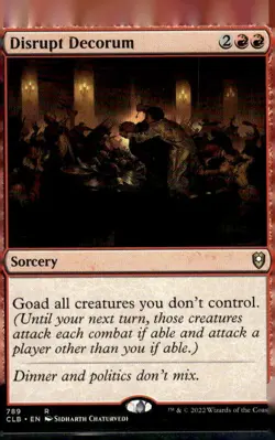 Disrupt Decorum R Commander Legends: Battle for Baldur's Gate 789 NM - Image 1