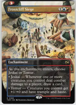 FROSTCLIFF SIEGE (BORDERLESS) 385 R NEAR MINT - Image 1