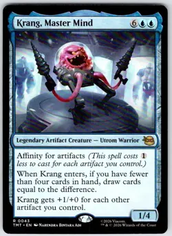 Krang, Master Mind 0043 Teenage Mutant Ninja Turtles MTG NM - Image 1