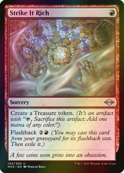 MTG Strike It Rich Foil ** Modern Horizons 2 ** English (NM) - Image 1