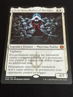 1x Elesh Norn, Mother of Machines - Phyrexia: All Will Be One ONE Magic MTG P1 - Image 1