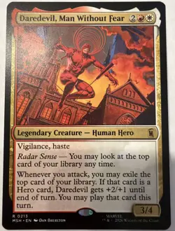 Daredevil, Man Without Fear - 0213 - Marvel Super Heroes - MTG - NM/M - Image 1