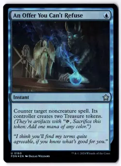 An Offer You Can't Refuse FDN 160 Magic: The Gathering Foil UC NM - Image 1