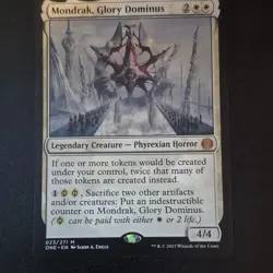Wizards of the Coast Mondrak Glory Dominus ONE Mythic White Legendary Phyrexian… - Image 1