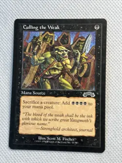 Wizards of the Coast MTG Culling the Weak Exodus Regular English #55 - Image 2