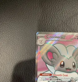 Cinccino ex 105/086 Me04: Chaos Rising Holo Full Art NM. - Image 2