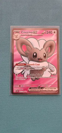 Cinccino ex 105/086 ME04: Chaos Rising Pokemon TCG - NM - Image 1