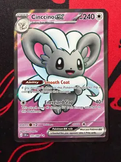 Cinccino ex 105/086 ME04: Chaos Rising Pokemon TCG - NM - Image 1