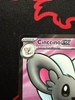 Cinccino ex 105/086 ME04: Chaos Rising Pokemon TCG - NM - Image 3