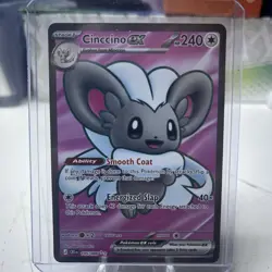 Cinccino ex 105/086 Me04: Chaos Rising Full Art Near Mint Ultra Rare - NM - Image 1