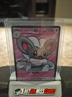 Cinccino ex 105/086 Me04: Chaos Rising Holo Full Art Ultra Rare 2026 NM+ - Image 3