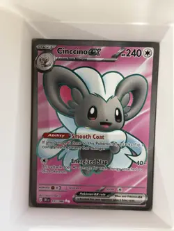 Cinccino ex - Holo Ultra Rare ME04: Chaos Rising 105/086 NM - Image 1