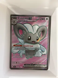 Cinccino ex Holo Ultra Rare ME04: Chaos Rising 105/086 NM - Image 1