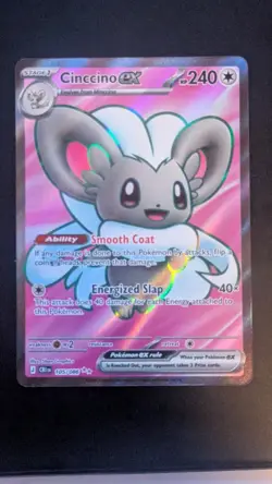 Cinccino ex Ultra Rare ME04: Chaos Rising 105/086 NM - Image 1