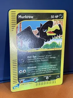 2003 Pokemon Skyridge Murkrow 79/144 E Series WOTC - Vintage Rare Reverse Holo - Image 2