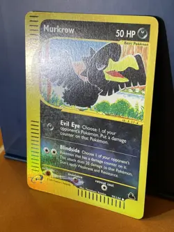 2003 Pokemon Skyridge Murkrow 79/144 E Series WOTC - Vintage Rare Reverse Holo - Image 4