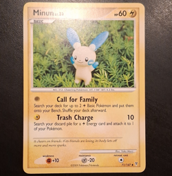 Pokemon TCG Minun Supreme Victors 2009 Uncommon Yuka Morii 72/147 - Image 1