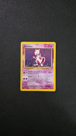 Mewtwo 10/102 Pokemon Base Set Unlimited Holo MP - Image 1