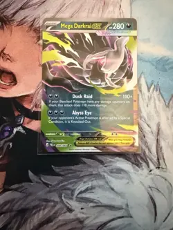 Mega Darkrai EX 048/084 Double Rare - Pokemon TCG Pitch Black - NM - Image 1