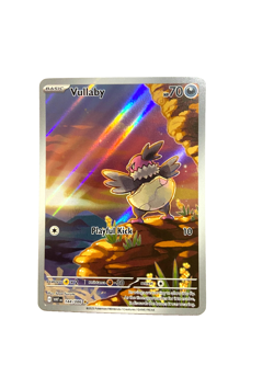 Vullaby 144/086 Sv: White Flare Illustration Rare Full Art Holo Pokemon NM B2 - Image 1