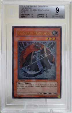 2010 YuGiOh TSHD-EN081 XX-Saber Darksoul Ultimate Rare BGS 9 - Image 1