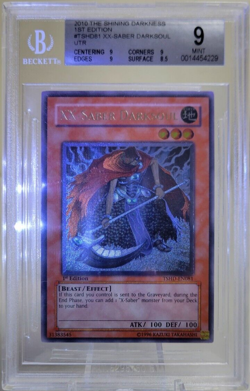 2010 YuGiOh TSHD-EN081 XX-Saber Darksoul Ultimate Rare BGS 9 - Image 2