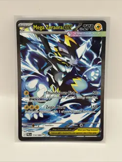 Pokemon Mega Zeraora ex 114/084 - ME05 Pitch Black SIR - Image 2