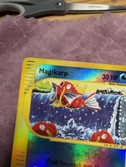 Magikarp 118/165 Expedition Pokemon Reverse Holo Near Mint - Image 5