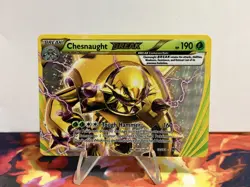 Pokemon TGC Chesnaught BREAK 12/162 Breakthrough Holo - Image 2