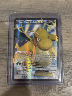 2014 Pokemon XY Furious Fists Dragonite EX Full Art Holo #108/111 Ultra Rare - Image 1