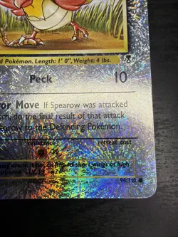 2002 Pokemon Spearow 94/110 Legendary Collection Reverse Holo - Image 4