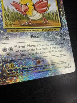 2002 Pokemon Spearow 94/110 Legendary Collection Reverse Holo - Image 5