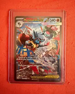 Pokemon Company Pokemon TCG Mega Lucario EX 179/132 Full Art Holo SIR ENG 340HP - Image 1