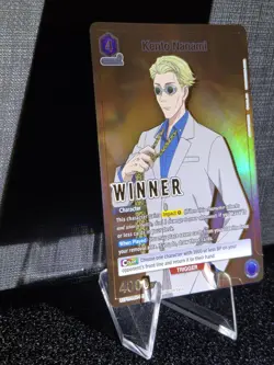 Bandai Union Arena Kento Nanami Character Winner Promo Foil R UEPR/JJK-1-05 - Image 3
