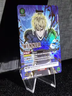 Bandai Union Arena Genos Action Winner Promo Holo UEPR/OPM-1-048 One Punch Man - Image 3