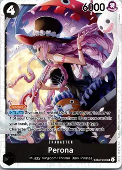 Perona (045) EB03-045 Extra Booster One Piece Heroines Edition One Piece Foil NM - Image 1