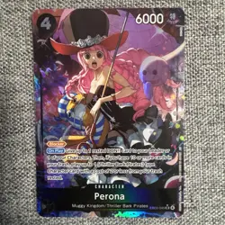 One Piece TCG ENGLISH Perona EB03-045 ALT ART Heroine’s Edition SR Mint - Image 1