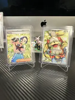 Perrin SIR #220 & Hisuian Growlithe IR #181 PARTNER CARDS - TWILIGHT MASQUERADE - Image 1