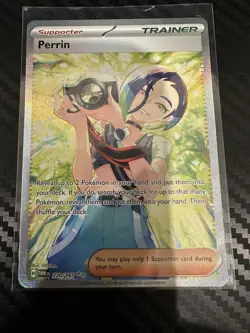 Perrin SIR #220 & Hisuian Growlithe IR #181 PARTNER CARDS - TWILIGHT MASQUERADE - Image 3