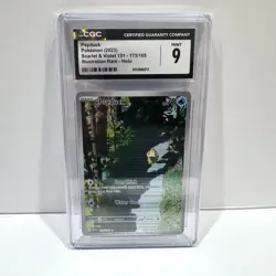 CGC PSA 9 - Psyduck 175/165 - Scarlet Violet 151 - Graded Pokemon Card - Image 1