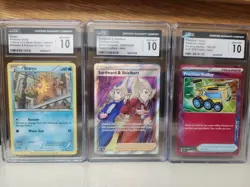 Pokemon 3 Card CGC Graded Lot English - Image 1