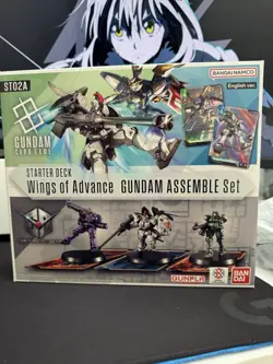 Gundam Card Game: Wings of Advance - Gundam Assemble ST02A no deck or promo pack - Image 1