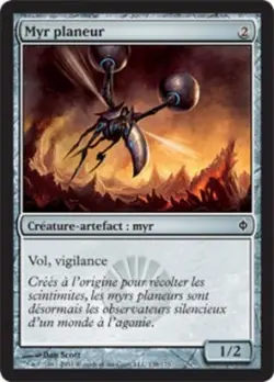 *MRM* ENG 4x Myr planeur (Hovermyr) MTG New Phyrexia - Image 1
